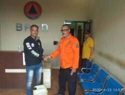 BPBD KBB, Kerjasama Dengan Pihak LSM JEMBAR Untuk Penyemprotan di Tiap Gang.