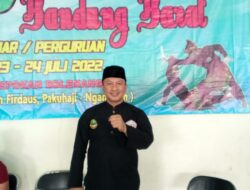 Ini Kata Asep ketua IPSI di acara KEJURKAB Pencak silat KBB antar pelajar dan perguruan
