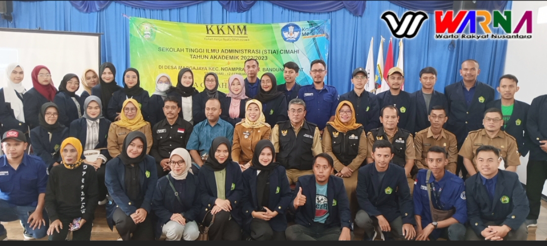 Penutupan KKNM Sekolah Tinggi Ilmu Administrasi STIA di Desa Margajaya KBB Tahun Akademik 2022/2023