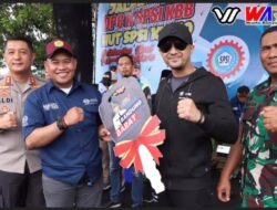 Bupati Bandung Barat Sepeda Motor Pada HUT Ke-50th K-SPSI Bandung Barat