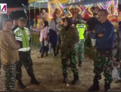 Danramil0912/Lembang Bersama Anggota Lakukan Patroli Ke Tempat Hiburan Pasar Malam Wilayah Langensari-Lembang