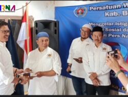 Sambut Hari Pers Nasional PWI KBB Laksanakan Pengajian Bersama dan Pembagian sembako ke Anak Yatim