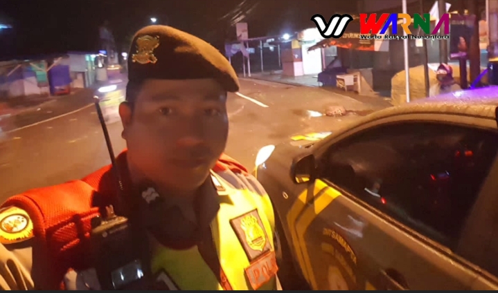 Giat Patroli Malam Polsek Batujajar Antisipasi C3 dan Guan Kamtibmas di Wilayah Hukum Kec Batujajar
