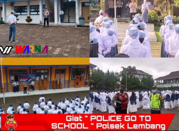 Penyuluhan Dan Pembinaan Polsek Lembang Kepada Siswa Siswi Bertemakan “Police Goes To School”