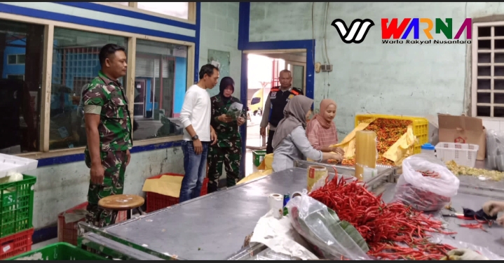 Kegiatan Komsos Danramil 0912/Lembang Bersama Pengusaha Sayur Desa Cibodas-Lembang