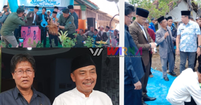 Bupati KBB Hengky Kurniawan Serta Anggota DPRD Fither Tjuandys Resmikan Mesjid Al Hidayah Desa Cipada Cisarua