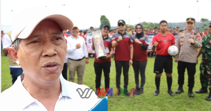 Anggota DPRD KBB Ir. Sundaya. M.M Fraksi Gerindra Hadiri Peresmian Kompetisi Sepakbola HK CUP 2023