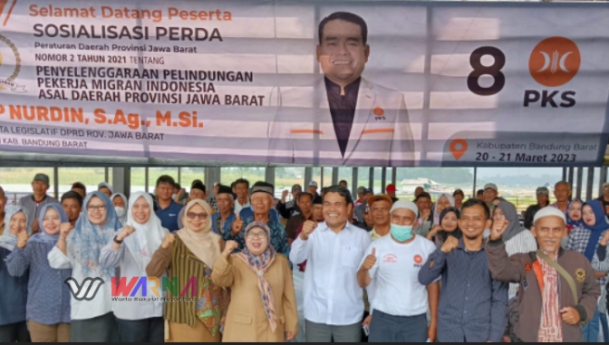 Anggota Legislatif DPRD Provinsi Aep Nurdin Sosialisasikan Perda Migran Indonesia