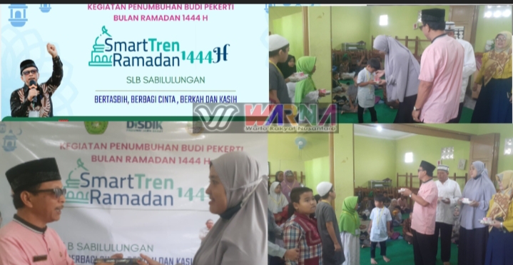 Shodaqoh Jariyah Al-Qur’an dan Makanan dari Orangtua siswa untuk SLB Sabilulungan