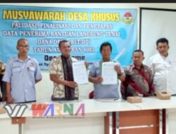 Musdes Sus Palidasi Pinalisasi dan Penetapan Data Penerima BLT Desa Cilame