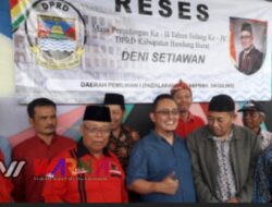 Anggota DPRD KBB Deni Setiawan Fraksi PDIP Terapkan Resesnya di wilayah Desa Cimerang Padalarang