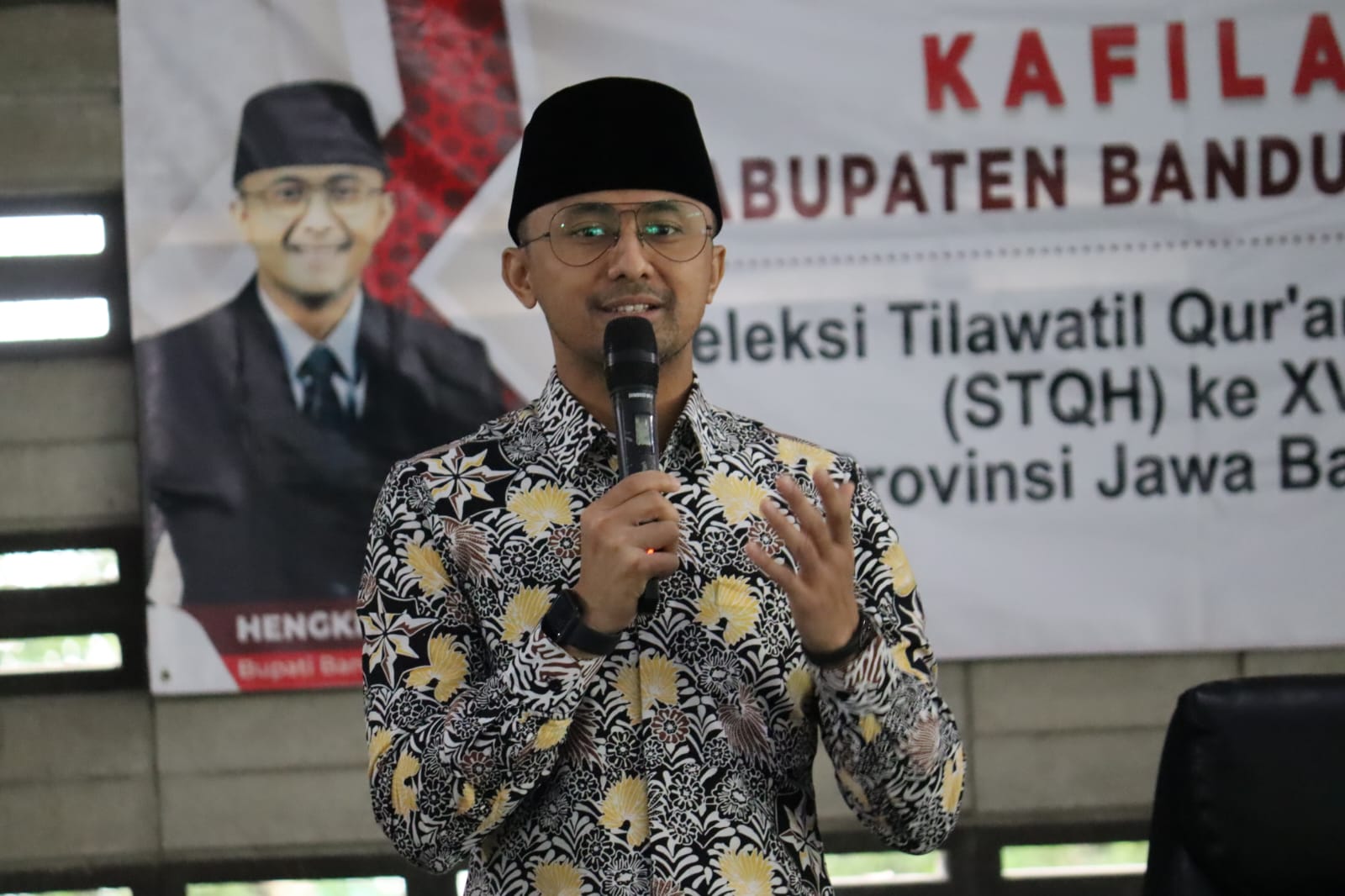 Pelepasan Kafilah Kabupaten Bandung Barat Seleksi Tilawatil Qur’an Dan Hadist (STQH)Ke XVIII Oleh Hengky Kurniawan
