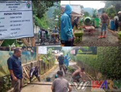 Pelaksanaan Rabat Beton Kp Babakan Jati Di Desa Cibodas-Lembang