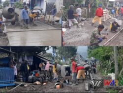 Perealisasian Rabat Beton Di Kp Pasir Ipis Desa Jayagiri-Lembang