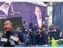 Ketua DPW Partai NasDem Menjelaskan Tentang Kegiatan Kemah Restorasi (KEMROS) di Lembang