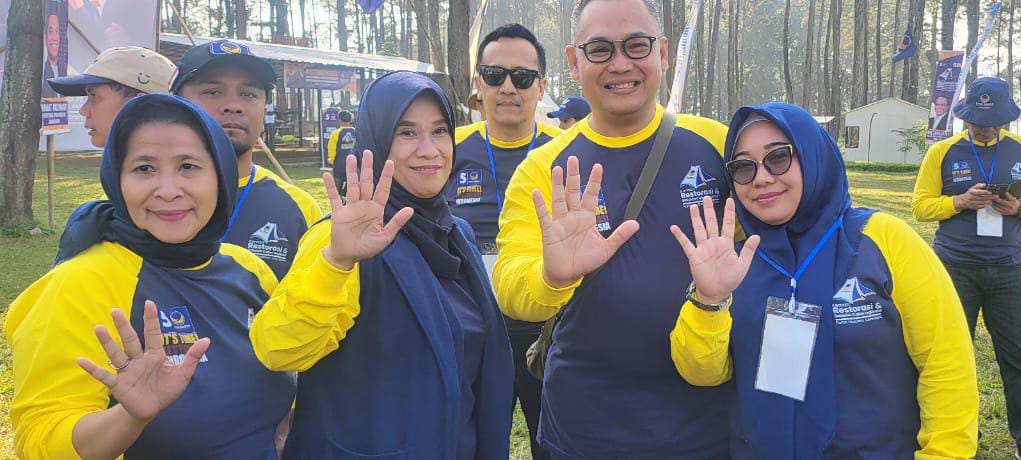 Bendahara DPD Nasdem Bandung Barat HJ Salehah Fatmawati Berikan Wejangan Pada Para Bacaleg