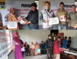 Akhirnya Setelah Keluarnya SK Penyaluran BLT-DD Di Desa Cikole Telah Di Laksanakan