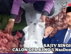 RAJIV Hibahkan 10 ekor Kambing Untuk 10 Korcam Di KBB