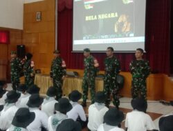 Pemberian Materi Oleh Danramil 0912/Lembang Kepada Siswa-Siswi SMKPPN