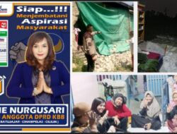 Anne Nurgusari Calon DPRD KBB Dapil 4 ini Peduli Warga Bantu Rumah Roboh di Cangkorah