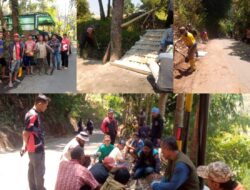 Kerja Bakti Serentak Di Adakan Pemerintah Desa Wangunsari Untuk Antisipasi Musim Penghujan