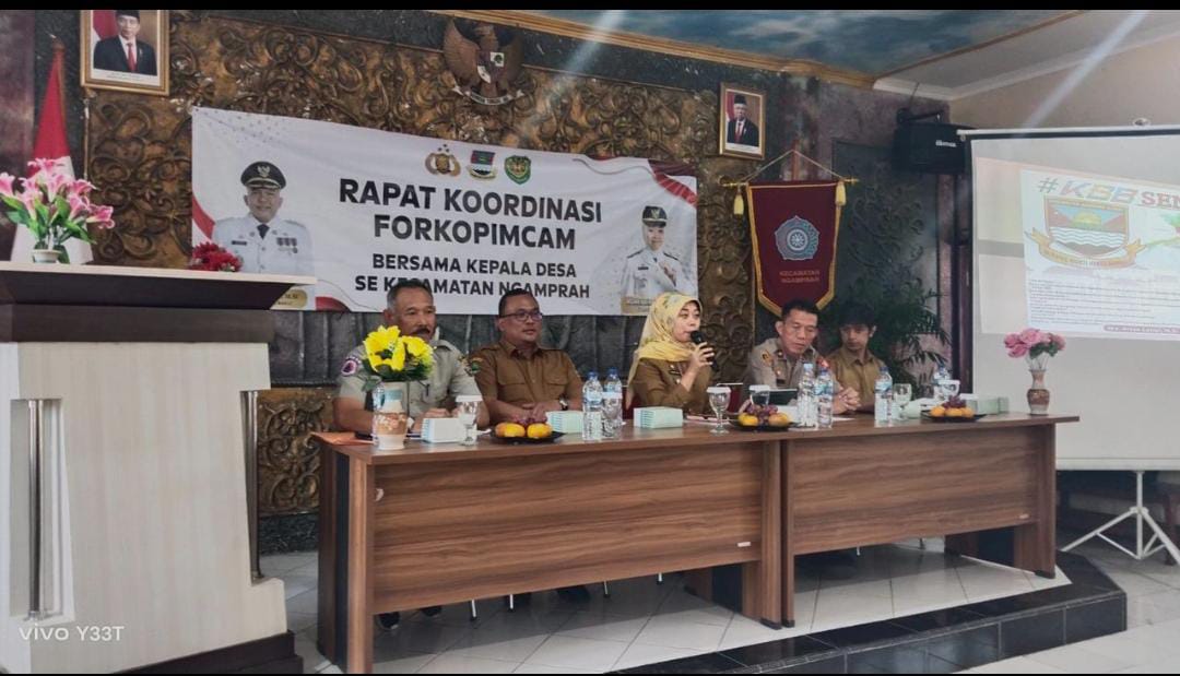 Rapat Koordinasi Forkopimcam Bersama Kepala Desa Se kecamatan Ngamprah