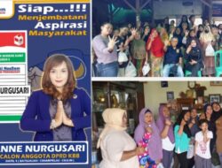 Anne Nurgusari Calon DPRD KBB No 4 Disambut Hangat Ratusan Pendukung