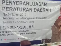 Hj. Elin Suharliah DPRD Provinsi Tegaskan Agar Masyarakat Punya Jaminan Kesehatan