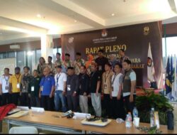 Rapat Pleno Rekapitulasi Penghitungan Perolehan Suara KPU Kabupaten Bandung Barat Telah Selesai Walaupun Alot