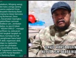 Ketua LSM Trapawana KBB Marah, Minta Pihak Dinas Perkim Segera Klarifikasi Atas Ucapannya