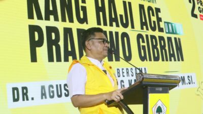 Kang Ace Ketua DPD Partai Golkar Provinsi Jawa Barat, dipastikan melenggang kembali ke Senayan menjadi anggota DPR RI