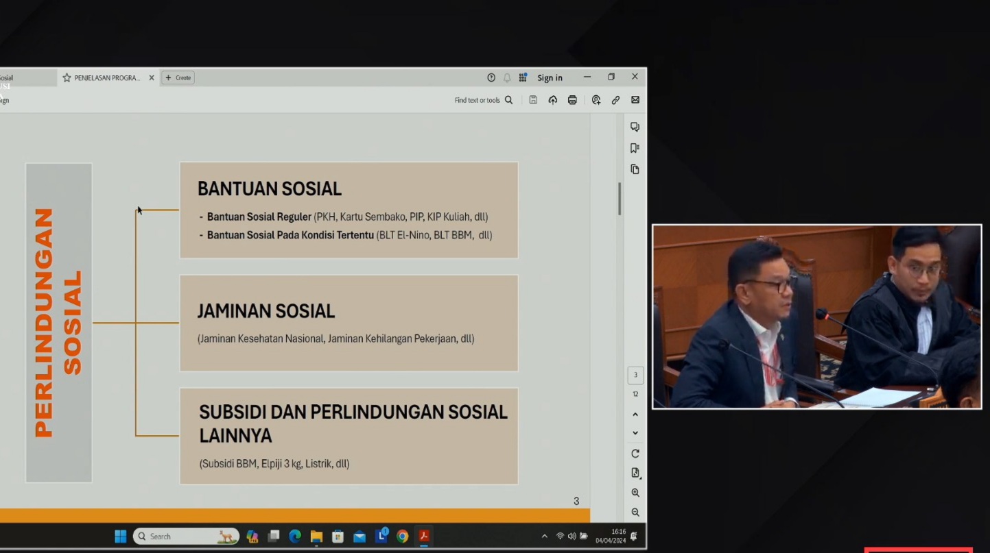 Kang Ace Beberkan Mekanisme Sistem Pencairan Bansos di Sidang MK