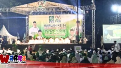 Ribuan Tamu dan Kader Hadiri Istigosah Kubro di Acara Harlah DPC PKB KBB ke-26