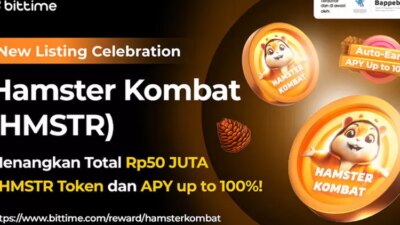 Bittime List Hamster Kombat, Overall Hadiah Rp 50 Juta