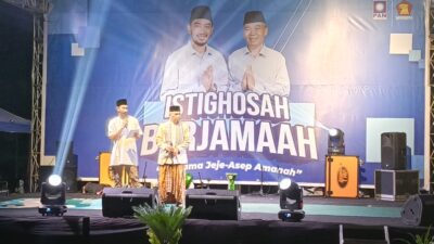 Istigosah Berjamaah Dihadiri Para Ulama Pasangan Calon Bupati KBB Jeje – Asep Ismail Terharu