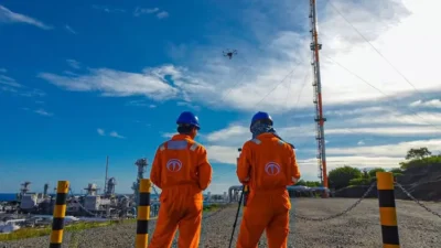 Terra Drone Indonesia Berhasil Inspeksi Kilang LNG dengan Drone