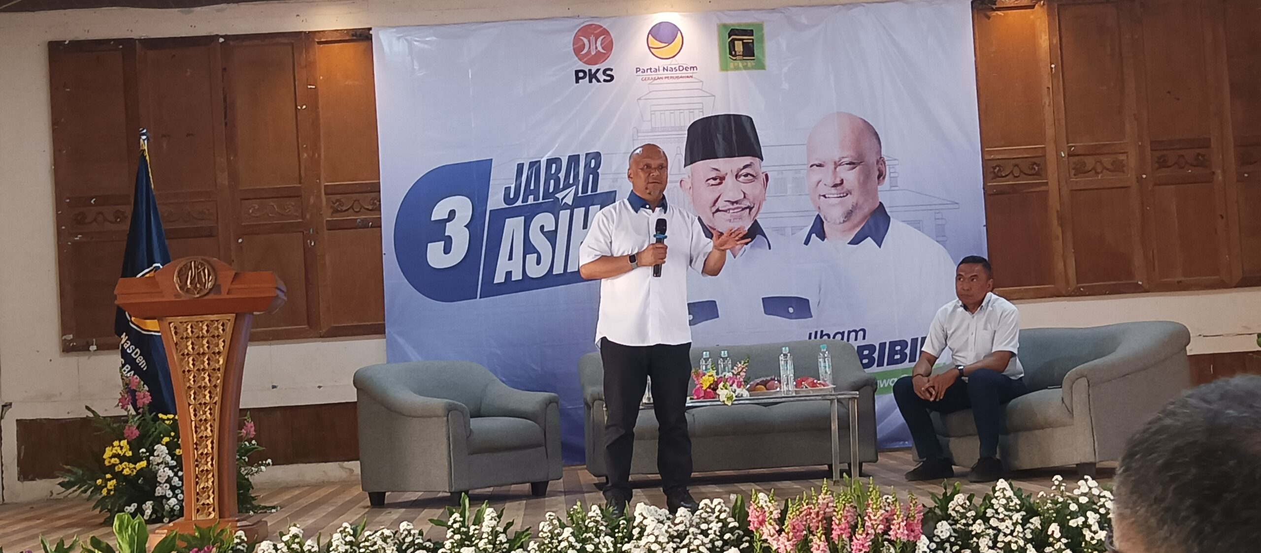 Ilham Habibie Cawagub Jabar 3 Menggelar Kampanye Politik dan Konsolidasi Partai Nasdem Kabupaten Bandung Barat