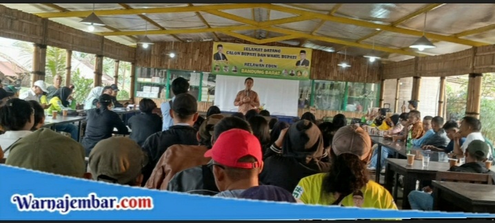 Di Gagas Team Paslon Bupati KBB Nomor 4, EDUN Per Erat Silaturahmi