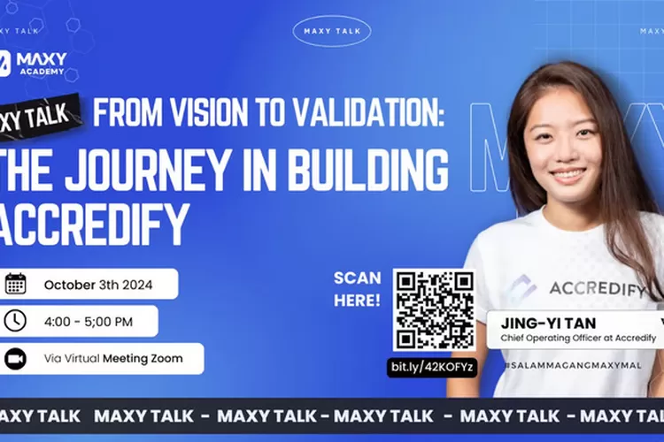 Maxy Academy Selenggarakan Webinar Inspiratif Bersama COO Acredify