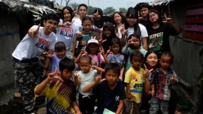 Mahasiswa BINUS Berdayakan Komunitas Bantar Gebang Dengan menggunakan Proyek Lokavita