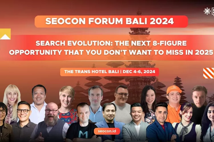 SEOCon Bali 2024: Konferensi Virtual Terbesar Kembali