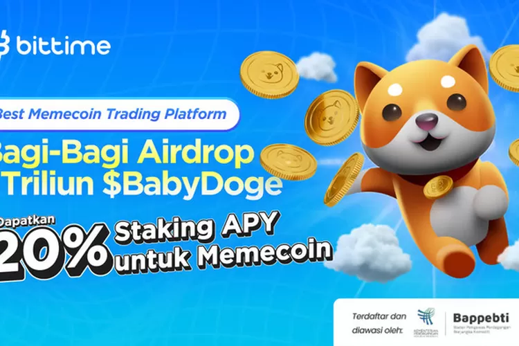 Bittime Bagikan Token BabyDoge, Dorong Adopsi Memecoin di Indonesia