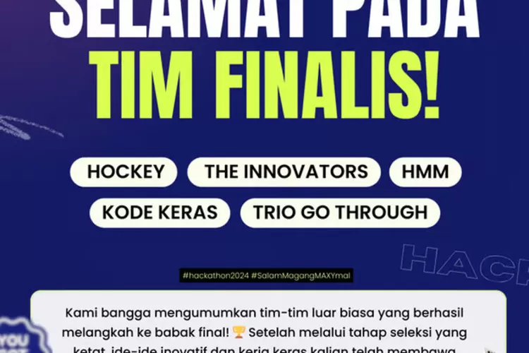 Lima Finalis Have an effect on Hackathon 2024 Siap Bersaing