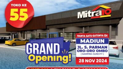 Mitra10 Buka Toko ke-55 di Madiun, Belanja Makin Mudah