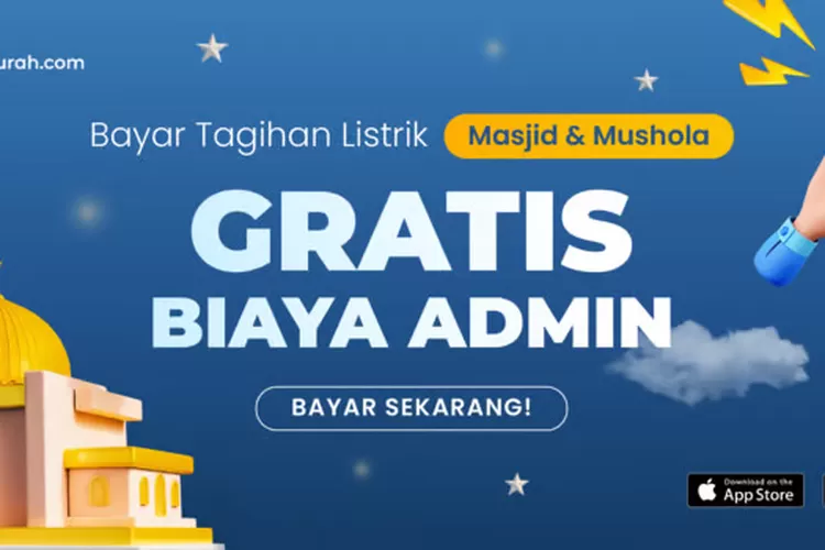 Hotelmurah.com Bebaskan Biaya Admin untuk Pembayaran Listrik Masjid