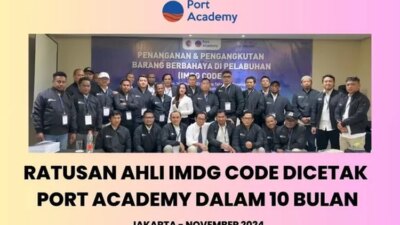 Port Academy Cetak 100+ Anggota Kode IMDG dalam 10 Bulan