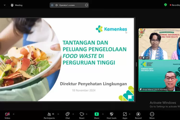 Seminar Kesehatan Lingkungan UIN Jakarta Soroti Pengelolaan Limbah Makanan