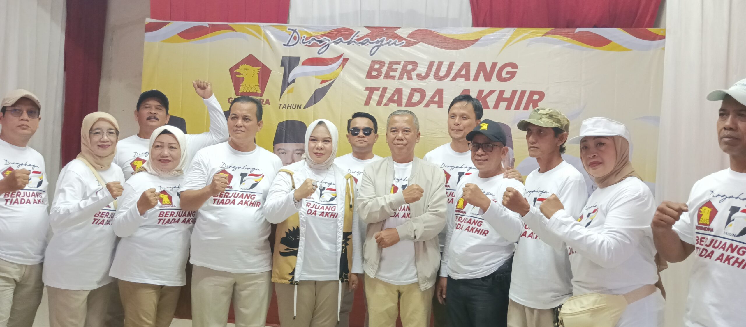 DPC Partai Gerindra KBB Rayakan HUT Ke 17 Bertemakan Berjuang Tiada Akhir Dengan Visi Misi Melayani Masyarakat