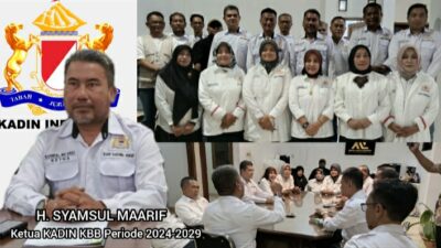 H. Syamsul Maarif di Kukuhkan Sebagai Ketua KADIN KBB. Akan Serahkan Sk Depenitif Periode 2024-2029 Kepada Bupati Baru