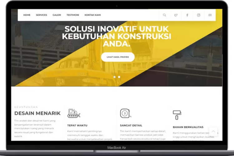 Situs internet profesional, kesuksesan bisnis utama di technology virtual